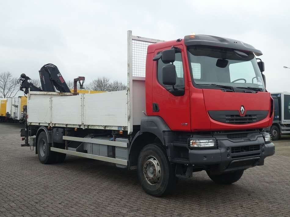 RENAULT KERAX 380 hiab122bs2 remote open laadbak vrachtwagen - Photo 3