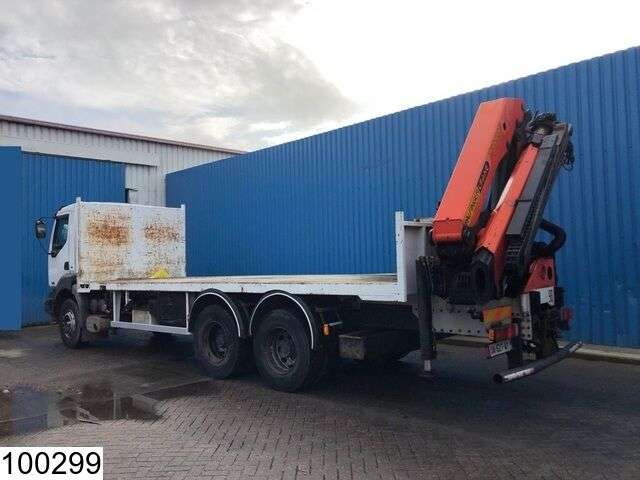 RENAULT Kerax 420 6x4, Palfinger PK 20002 Crane, Remote, Steel suspensio open laadbak vrachtwagen - Photo 4