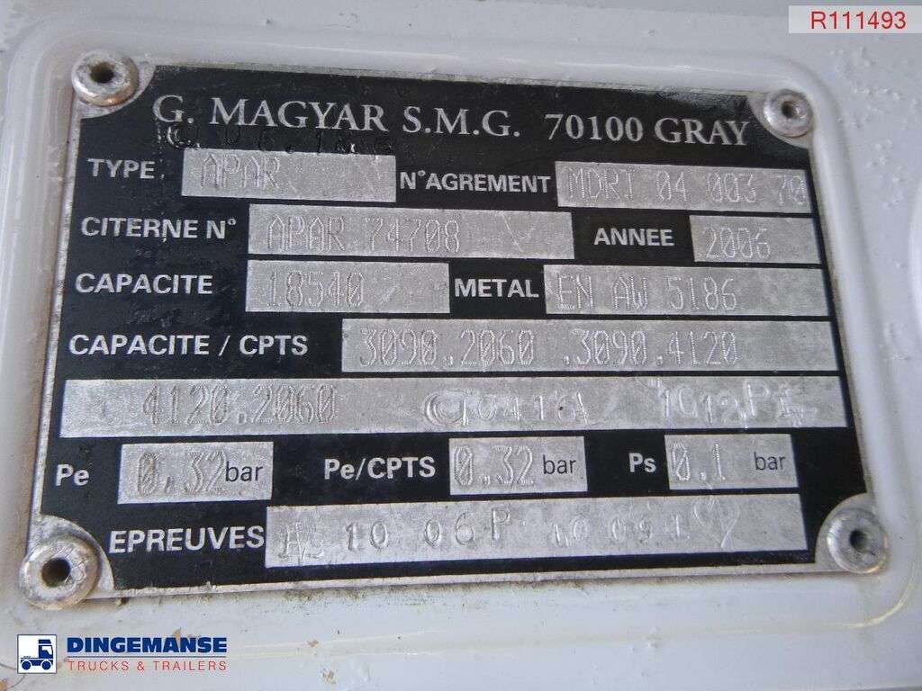 RENAULT Premium 370.26 6x2 fuel tank 18.5 m3 / 6 comp brandstoftruck - Photo 28
