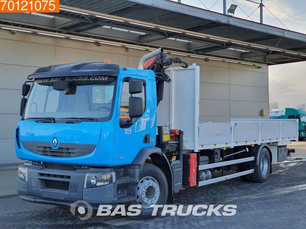 RENAULT Premium Lander 340 4X2 Crane Kran Euro 5 Palfinger PK12002-EH A open laadbak vrachtwagen - Photo 7