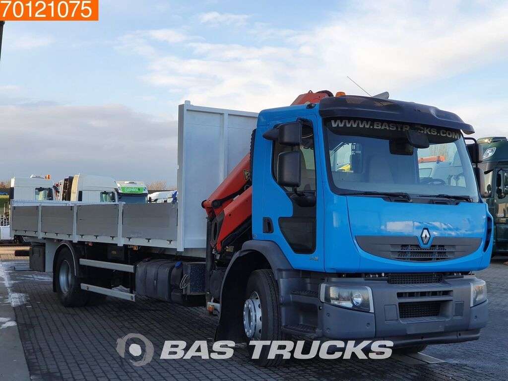 RENAULT Premium Lander 340 4X2 Crane Kran Euro 5 Palfinger PK12002-EH A open laadbak vrachtwagen - Photo 9